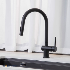 Vòi rửa bát rút dây Kluger KLF0008SB