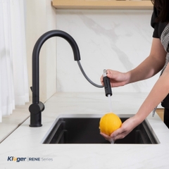 Vòi rửa bát rút dây Kluger KLF0008SB