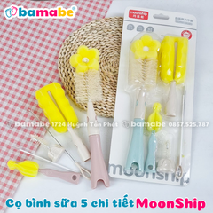 Cọ rửa bình sữa Moonship 5 chi tiết