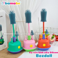 Cọ rửa bình sữa silicon kèm chân đế Beedoll