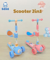 Xe scooter crab 2 in 1 Sasa