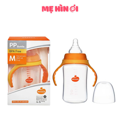 Bình sữa Wesser nhựa PP BPA Free cổ rộng 260ml