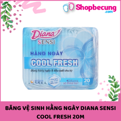 BĂNG VỆ SINH HẰNG NGÀY DIANA SENSI COOL FRESH 20M