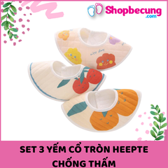 SET 3 YẾM CỔ TRÒN HEEPTE CHỐNG THẤM