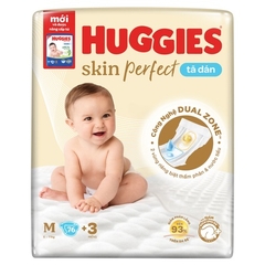 Tã dán Huggies skin perfect size M 76 miếng (cho bé 6-11kg)