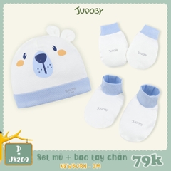 Set nón + bao tay chân Judoby sơ sinh đến 3 tháng Js209