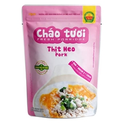 Cháo tươi cây thị thịt heo bí đỏ