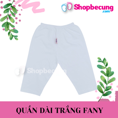 QUẦN DÀI TRẮNG FANY CHO BÉ