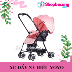 XE ĐẨY 2 CHIỀU VOVO BẢN 2020 CÓ MÁI CHE (NHIỀU MÀU)