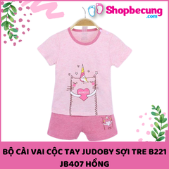 BỘ CÀI VAI CỘC TAY JUDOBY SỢI TRE B221 JB407 HỒNG