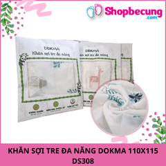 KHĂN SỢI TRE ĐA NĂNG DOKMA 110X115 DS308