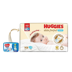 Tã dán Huggies Skin Perfect size NewBorn 38 miếng (dưới 5kg) NB38