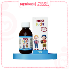 Siro Omega 3 DHA Neo Kids bổ sung DHA,vitamin A,E 3m+ 150ml