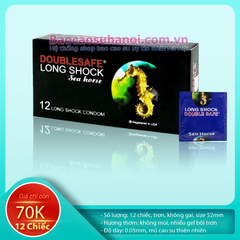 Bao Cao Su Cá Ngựa Longshock Hộp 12 Chiếc