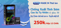 Bao cao Su Durex Perfoma Chống Xuất Tinh Sớm