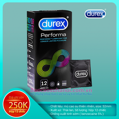 Bao cao Su Durex Perfoma Chống Xuất Tinh Sớm