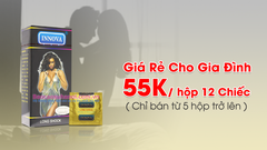 Bao Cao Su Innova 4 in 1 Màu Đen Chống Xuất Tinh Sớm Giá Rẻ