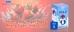 Bao Cao Su OLO PéLo Hương Dâu Size 52mm, Siêu Nhiều Gel Hộp 30 Chiếc