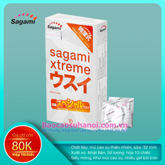 Bao Cao Su Sagami Xtreme Superthin Siêu Mỏng