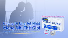 Bao Cao Su Sagami Original Quick 0.02 Dây Rút Đeo Nhanh 6 Chiếc