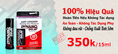 Chai Xịt Dynamo Delay Black Màu Đen Chống Xuất Tinh Sớm 15 ML