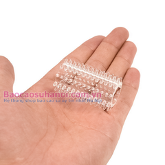 Bộ 6 Chiếc Đôn Khúc Giữa có bi Siêu Mềm Màu Trắng