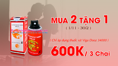 Chai Xịt Super Viga Dooz 34000 Dragon Màu Đỏ Chính Hãng