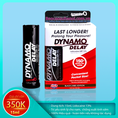 Chai Xịt Dynamo Delay Black Màu Đen Chống Xuất Tinh Sớm 15 ML