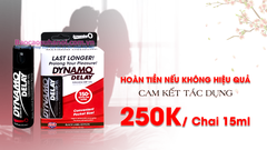 Chai Xịt Dynamo Delay Black Màu Đen Chống Xuất Tinh Sớm 15 ML