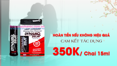 Chai Xịt Dynamo Delay Black Màu Đen Chống Xuất Tinh Sớm 15 ML