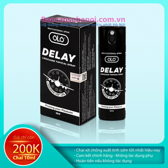 Thuốc Xịt OLO Delay Lidocaine 10ml Trị Xuất Sớm Chính Hãng Tốt Nhất