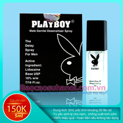 Thuốc Xịt Playboy 5ml Chống Xuất Tinh Sớm Giá Rẻ