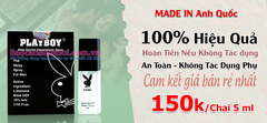 Thuốc Xịt Playboy 5ml Chống Xuất Tinh Sớm Giá Rẻ