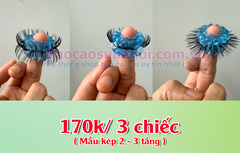 Vòng Đeo Lông Ngựa Silicon Màu Xanh 2 Tầng Cao Cấp