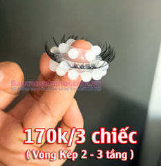 Vòng Đeo Silicon Có Lông Ngựa Vòng kép 2 Tầng
