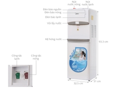 Cây nước nóng lạnh Midea YL1632S