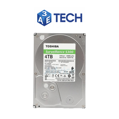 Ổ cứng camera Toshiba S300 HDWT840UZSVA 4TB (3.5Inch/ 5400rpm/ 256MB/ SATA3)