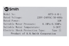 Máy lọc nước RO AOSmith AR75-A-M-1 5 lõi