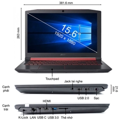 Laptop Acer Nitro 5 AN515-52-51GF