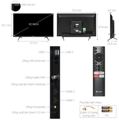 Android Tivi Casper 32 inch 32HG5200  Model New