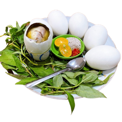 Trứng Gà Lộn Kèm Rau Răm 10 Quả