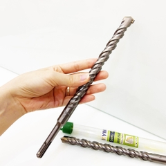 PHI Ø18 DÀI 260MM XUYÊN TƯỜNG ĐẦU DẸT MŨI KHOAN BÊ TÔNG SDS KYNKO MKBTXT-18260