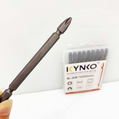 Mũi vít 2 đầu PH2 (không mạ) 100mm Kynko MVKM2XPH2-110-V10 (VỈ 10 CÁI)