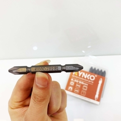 Mũi vít 2 đầu PH2 (không mạ) chiều dài 65mm MVKM2XPH2-065-V10 (VỈ 10 CÁI)