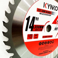 LƯỠI CƯA GỖ TCT 40 RĂNG Ø 350mm KYNKO WGZ350040P