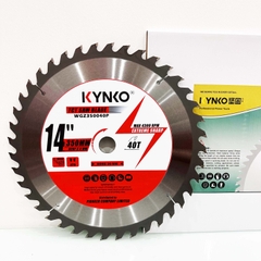 LƯỠI CƯA GỖ TCT 40 RĂNG Ø 350mm KYNKO WGZ350040P