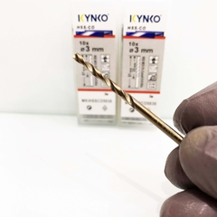 Mũi khoan Inox HSS-CO5 Kynko 5% Cobalt Ø 3mm MKI-HSS-CO5-030 Coban (VỈ 10 CHIẾC)