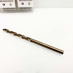 Mũi khoan Inox HSS-CO5 Kynko 5% Cobalt Ø 3,5mm MKI-HSS-CO5-035 Coban (VỈ 10 CHIẾC)