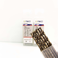 Mũi khoan Inox HSS-CO5 Kynko 5% Cobalt Ø 3mm MKI-HSS-CO5-030 Coban (VỈ 10 CHIẾC)