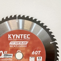 LƯỠI CƯA GỖ TCT 250MM 60 RĂNG KYNTEC WCKT250060